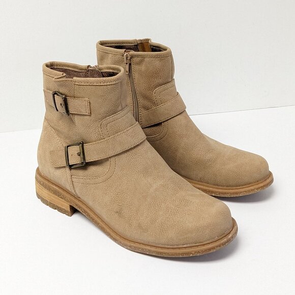BOC Carson Ankle Boots, Natural, Women's 8.5 - Picture 1 of 7